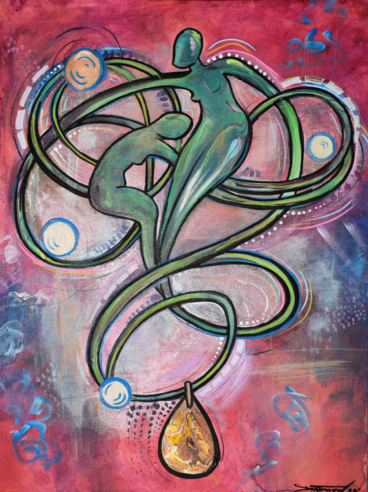 Ima and Ima Original Canvas