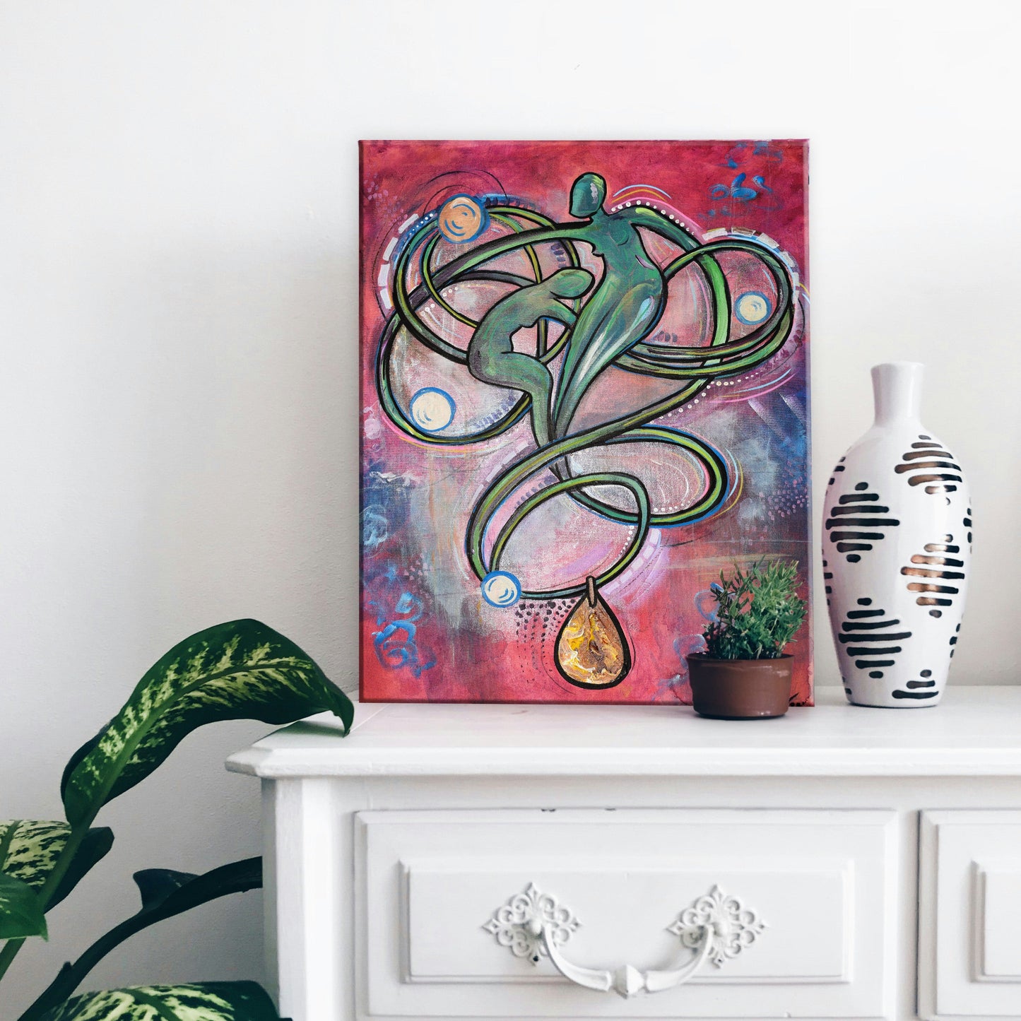 Ima and Ima Original Canvas